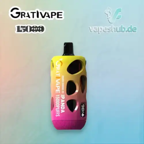 Grativape iPanda 15000 Puffs Disposable Vape 18 ml E-Liquid